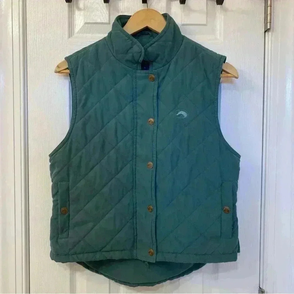 Riding Sport Equestrian Wear Green Vest Women’s Size Small